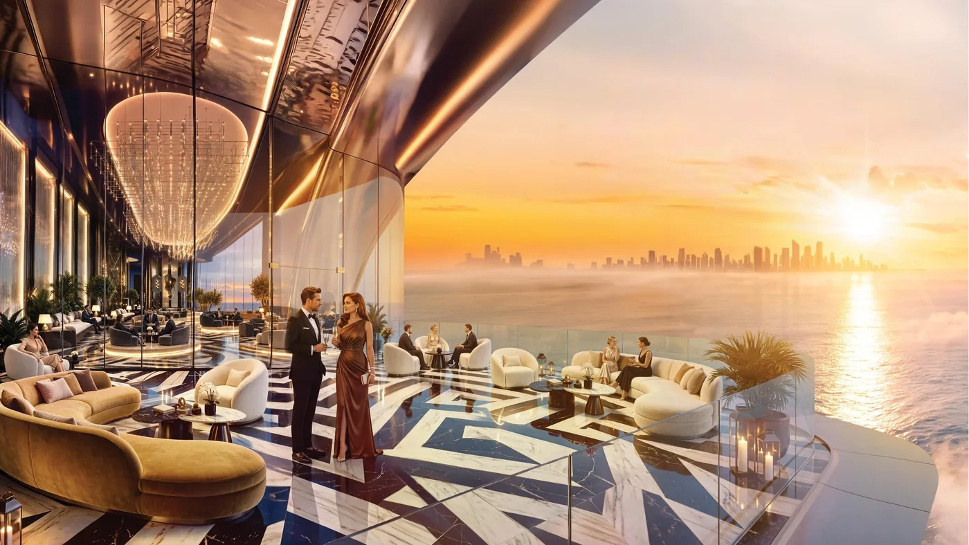 King's Club Deck at sunset