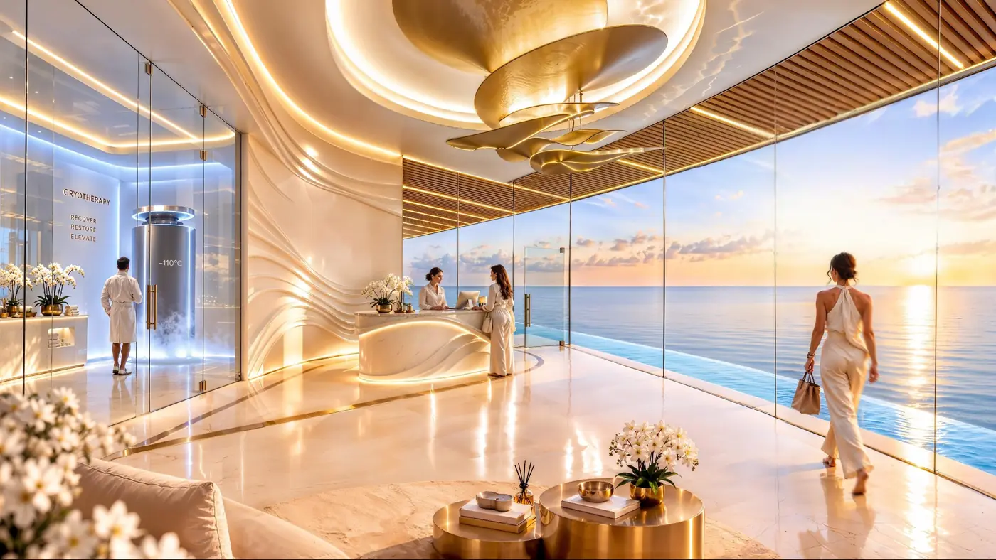 Longevity spa lounge