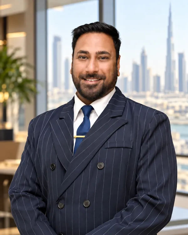 Shashank Chopra, property consultant at Danube Properties, in Dubai